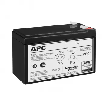 APC Replacement Battery Cartridge #177, Slēgts svina-skābes akumulators (VRLA), 24 V, 9 Ah, 1 gab., Melns, bez dzīvsudraba
