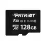 PATRIOT VX Series 128 GB MicroSDXC atmiņas karte UHS-I U3 V30 Class 10 — lasīšana 90 MB/s, rakstīšana 80 MB/s