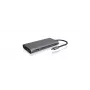 ICY BOX IB-DK4050-CPD Vadu USB 3.2 Gen 1 (3.1 Gen 1) Type-C dokstacija, antracīta