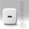 Axagon ACU-PD20W sienas lādētājs 1x QC3.0/AFC/FCP/PD type-C 20W balts