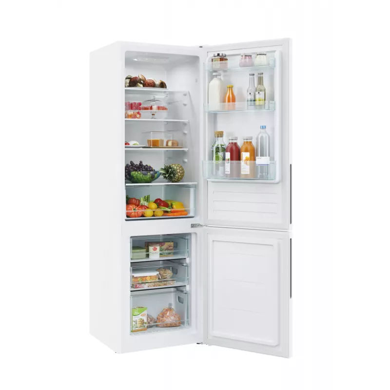 Candy City Combi CCT3L517EW Brīvi stāvošs Ledusskapis 260 L Balts