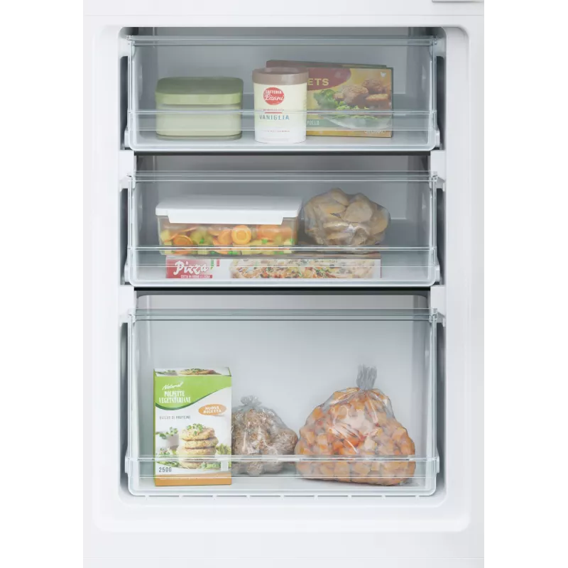 Candy City Combi CCT3L517EW Brīvi stāvošs Ledusskapis 260 L Balts