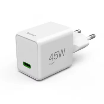 Hama 00201983 mobilais lādētājs austiņām, klēpjdatoram, power bank, viedtālrunim, planšetei balts AC ātrā uzlāde iekštelpām