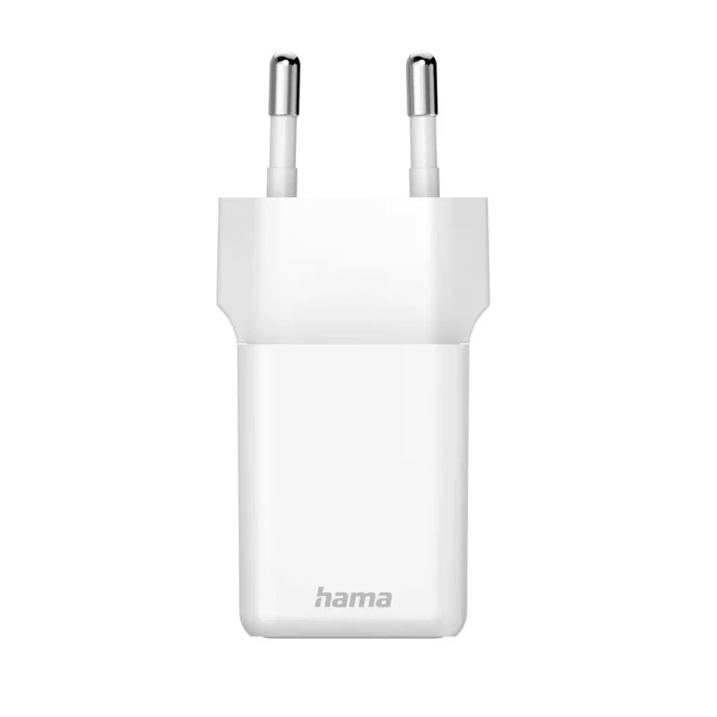 Hama 00201983 mobilais lādētājs austiņām, klēpjdatoram, power bank, viedtālrunim, planšetei balts AC ātrā uzlāde iekštelpām