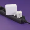Hama 00201983 mobilais lādētājs austiņām, klēpjdatoram, power bank, viedtālrunim, planšetei balts AC ātrā uzlāde iekštelpām