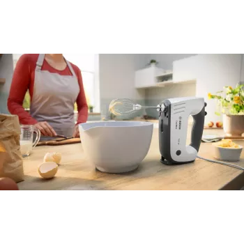 Bosch MFQ37470 rokas mikseris 750 W melns, balts