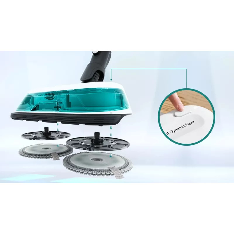 Bosch BCS71HYG1 stieņa putekļsūcējs/elektriskā slotiņa, akumulatora, slapjā/sausā tīrīšana, HEPA, bezputekļu maisa, 0.3 L, 23.5 W, melns/balts, 3 Ah