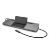 i-tec Metal SB-C Ergonomic 4K 3x Display Docking Station ar Power Delivery 85 W un Universāls Lādētājs 100 W
