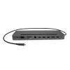 i-tec Metal SB-C Ergonomic 4K 3x Display Docking Station ar Power Delivery 85 W un Universāls Lādētājs 100 W
