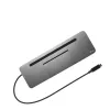 i-tec Metal SB-C Ergonomic 4K 3x Display Docking Station ar Power Delivery 85 W un Universāls Lādētājs 100 W