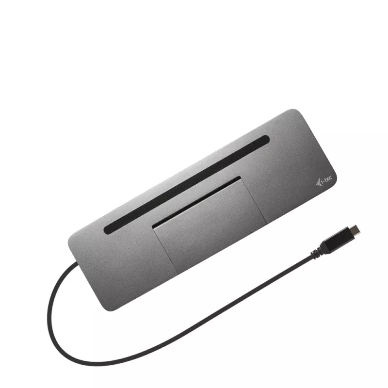 i-tec Metal SB-C Ergonomic 4K 3x Display Docking Station ar Power Delivery 85 W un Universāls Lādētājs 100 W