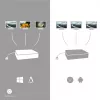 i-tec Metal SB-C Ergonomic 4K 3x Display Docking Station ar Power Delivery 85 W un Universāls Lādētājs 100 W