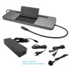 i-tec Metal SB-C Ergonomic 4K 3x Display Docking Station ar Power Delivery 85 W un Universāls Lādētājs 100 W