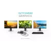i-tec Metal SB-C Ergonomic 4K 3x Display Docking Station ar Power Delivery 85 W un Universāls Lādētājs 100 W