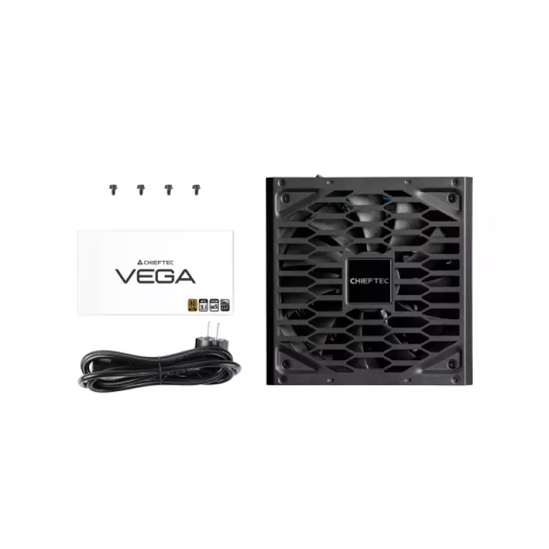 Chieftec Vega 750W Series PPG-750-S barošanas bloks 20+4 pin ATX ATX Melns