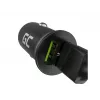 Green Cell GC PowerRide Nano36 CADM-GC-36AA auto lādētājs 36 W 6 A, 2 × USB-A, ātrā lādēšana Ultra Charge, 12/24 V, melns
