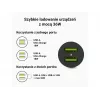 Green Cell GC PowerRide Nano36 CADM-GC-36AA auto lādētājs 36 W 6 A, 2 × USB-A, ātrā lādēšana Ultra Charge, 12/24 V, melns
