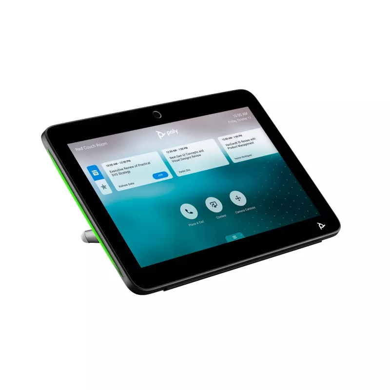 HP Poly TC10 skārienjutīgais kontrolieris, melns, 1280 x 800 pikseļi, 260 mm, 184 mm, 64 mm, 1.27 kg