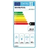 Daļēji iebūvējams tvaika nosūcējs WHIRLPOOL AKR750GK, 599 mm platums, 304 m³/h, melns