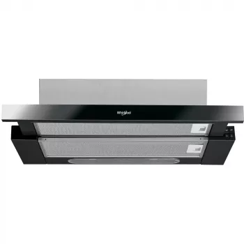 Daļēji iebūvējams tvaika nosūcējs WHIRLPOOL AKR750GK, 599 mm platums, 304 m³/h, melns