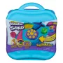 Kinetic Sand SquishMotion komplekts ar 1lb modelējamām smiltīm, zīmogu un 5 instrumentiem, uzglabāšanas kastē, sensorā rotaļlieta bērniem no 5 gadu vecuma