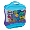 Kinetic Sand SquishMotion komplekts ar 1lb modelējamām smiltīm, zīmogu un 5 instrumentiem, uzglabāšanas kastē, sensorā rotaļlieta bērniem no 5 gadu vecuma