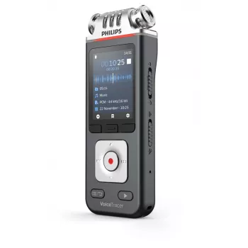 Philips VoiceTracer Melns, Pelēks