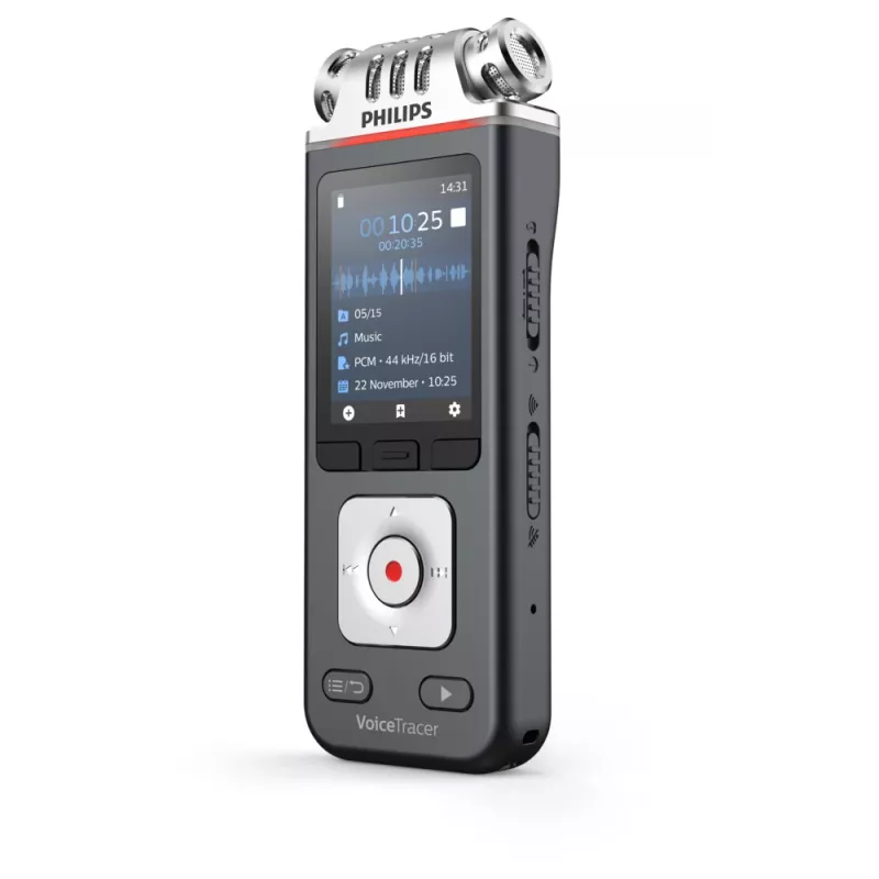 Philips VoiceTracer Melns, Pelēks