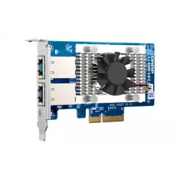QNAP QXG-10G2T tīkla karte, iekšēja, PCI Express, 10 GbE