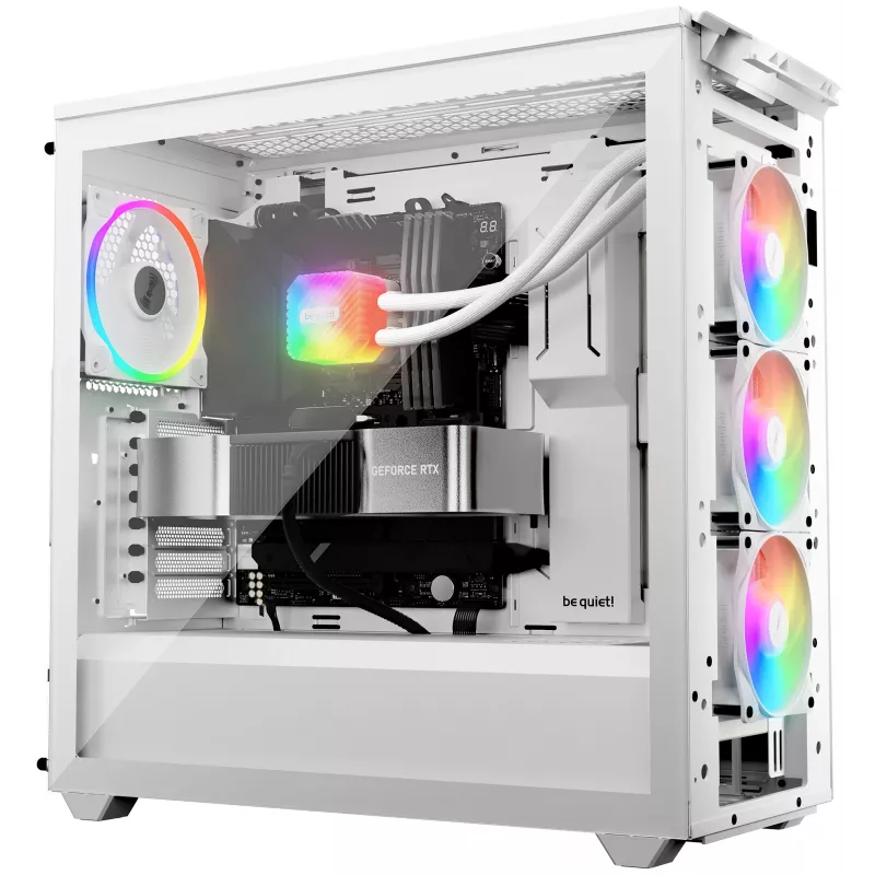 be quiet! LIGHT LOOP 360mm White — 360 mm procesora šķidruma dzesēšanas sistēma (AIO), balta