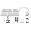 be quiet! LIGHT LOOP 360mm White — 360 mm procesora šķidruma dzesēšanas sistēma (AIO), balta