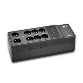 APC Back-UPS 500VA/300W, 8x Franču/Belģu kontaktligzdas, USB Type-A, nomaināms akumulators
