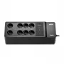 APC Back-UPS 500VA/300W grīdas/sienas stiprinājums, 230V, 8x Schuko kontaktligzdas, USB ports, lietotāja nomaināms akumulators