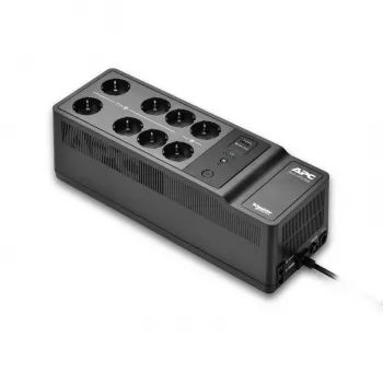 APC Back-UPS 500VA/300W grīdas/sienas stiprinājums, 230V, 8x Schuko kontaktligzdas, USB ports, lietotāja nomaināms akumulators