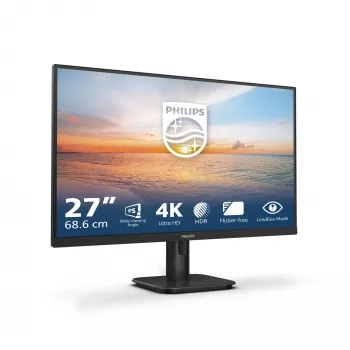 Philips 27E1N1800A/00 datora monitors 68.6 cm (27 collas) 3840 x 2160 pikseļi 4K Ultra HD LED Melns