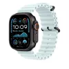 APPLE 49mm Ledus Zilā Okeāna Siksnas Pagarinājums - Melns Titāna Pārklājums