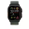 Apple 49mm zaļš Trail Loop S/M pulksteņa siksniņa ar melnu titāna apdari