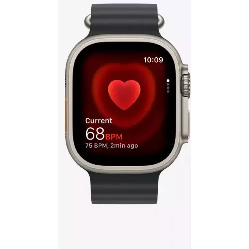 Apple Watch Ultra 2 GPS + Cellular 49mm dabīgais titāns Zilais Trail Loop S/M viedpulkstenis