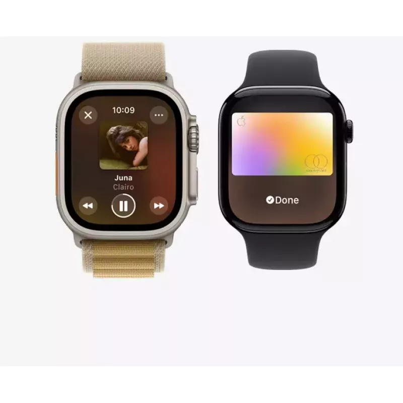 Apple Watch Ultra 2 GPS + Cellular 49mm dabīgais titāns Zilais Trail Loop S/M viedpulkstenis