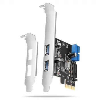 Axagon PCEU-232RS PCIe kontrolieris 2x ārējie + 2x iekšējie USB 5Gbps