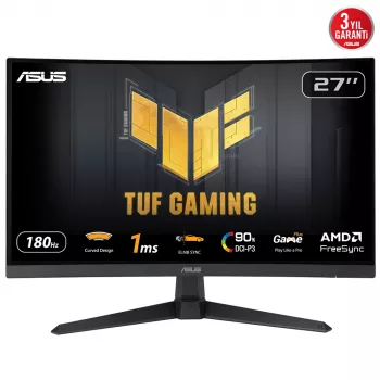 ASUS TUF Gaming VG27VQ3B monitors 68.6 cm (27 collas) 1920 x 1080 pikseļi Full HD LCD melns