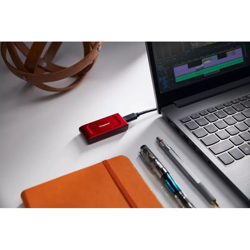 Kingston Technology 2TB XS1000 Sarkans ārējais USB 3.2 Gen 2 cietvielu disks