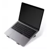 Hama Light saliekams portatīvā datora paliktnis, 12 pakāpju slīpums, līdz 39,6 cm (15,6 collas), melns