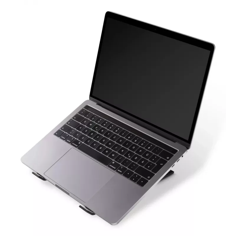 Hama Light saliekams portatīvā datora paliktnis, 12 pakāpju slīpums, līdz 39,6 cm (15,6 collas), melns