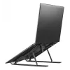 Hama Light saliekams portatīvā datora paliktnis, 12 pakāpju slīpums, līdz 39,6 cm (15,6 collas), melns