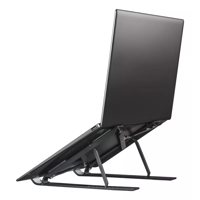 Hama Light saliekams portatīvā datora paliktnis, 12 pakāpju slīpums, līdz 39,6 cm (15,6 collas), melns