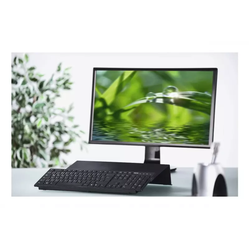 Hama Carbon portatīvā datora paliktnis, karbona izskats, līdz 46,7 cm (18,4 collas), melns