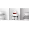 Bosch MMRP1000 elektriskais smalcinātājs 0.8 L 400 W Sarkans, Caurspīdīgs, Balts