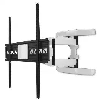 Hama 00220838 TV stiprinājums/pamatne 2.29 m (90 collas) Melns, Balts