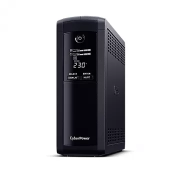 CyberPower VP1600ELCD nepārtrauktās barošanas avots (UPS) Line-Interactive 1.6 kVA 960 W 5 kontaktligzdas